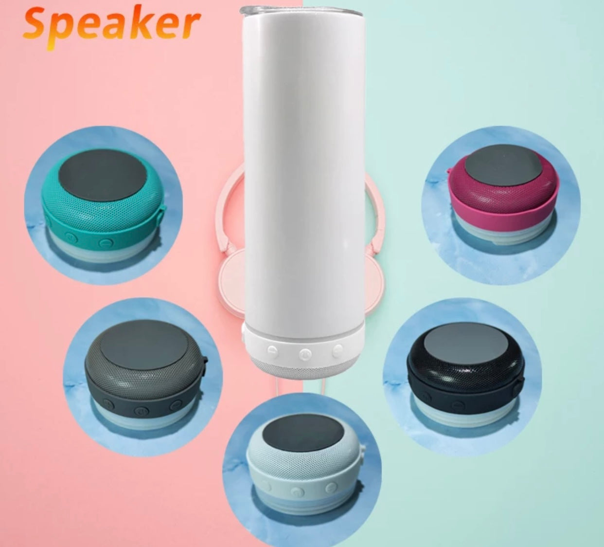 Custom Bluetooth Speaker Tumbler